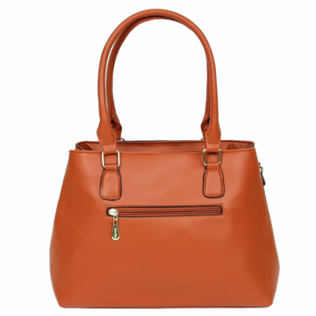 Bolsa Feminina Média Com Detalhes Em Alto Relevo - Feira Da Madrugada SP