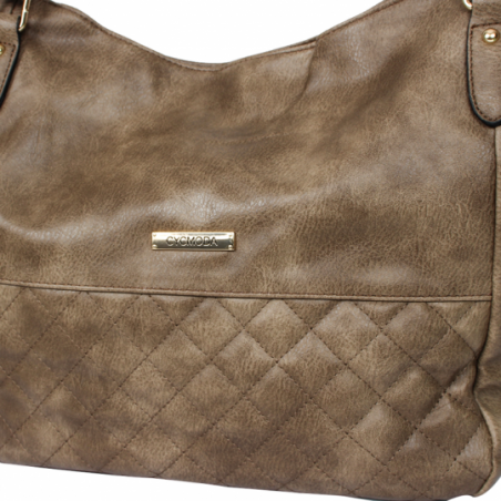 Bolsa Grande De Ombro Feminina Espaçosa Bolso Externo - Feira Da Madrugada SP