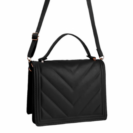 Bolsa Transversal Feminina Elegante Quadrada Em Alto Relevo - Feira Da Madrugada SP