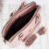 Bolsa Feminina Pequena Detalhes Dourados 3 Repartições - Compre Agora!