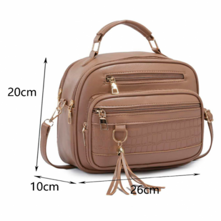 Bolsa Transversal Feminina Pequena Com Alça De Mão - Feira Da Madrugada SP