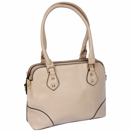 Bolsa Feminina Social De Ombro Lisa + Alça Transversal - Feira Da Madrugada SP