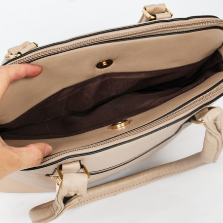 Bolsa Feminina Social De Ombro Lisa + Alça Transversal - Feira Da Madrugada SP