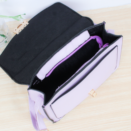 Mini Bolsa Feminina Transversal Fecho Com Trava Metálica - Feira Da Madrugada SP