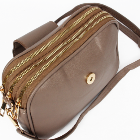 Mini Bolsa Transversal Feminina Social 3 Repartições - Feira Da Madrugada SP
