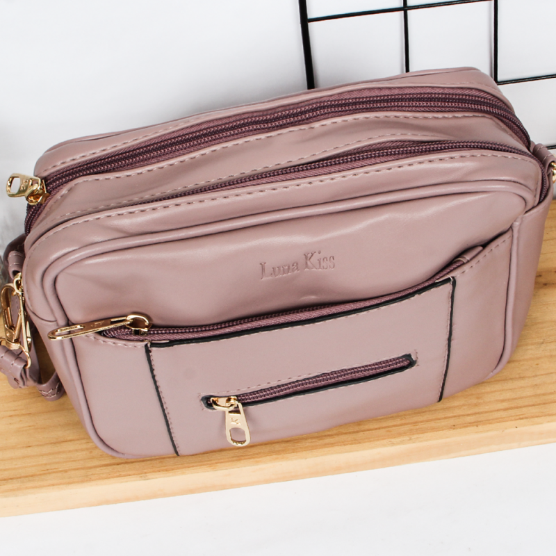 Mini Bolsa Tiracolo Alça Transversal Feminina Lisa - Feira Da Madrugada SP