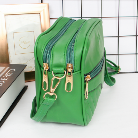 Bolsa Transversal Pequena Feminina Elegante 2 Repartições  - Feira Da Madrugada SP