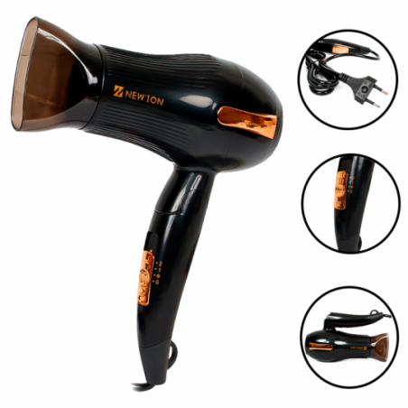 Mini Secador Elétrico Para Cabelo 1200w - Feira Da Madrugada SP