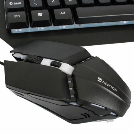 Kit Teclado E Mouse Gamer Luz RGB Com Fio - Feira da Madrugada SP