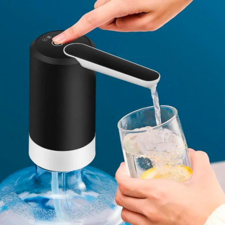 Dispenser Automático Bomba D'Água Recarregavel USB P/ Galão - Feira Da Madrugada SP