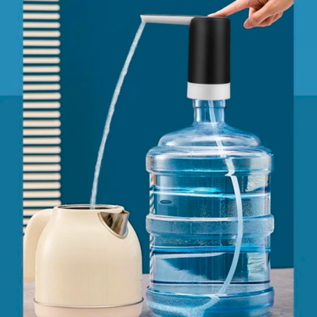 Dispenser Automático Bomba D'Água Recarregavel USB P/ Galão - Feira Da Madrugada SP