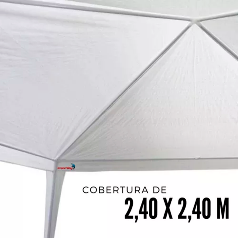 Tenda Gazebo 2,40m X 2,40m Desmontável - Feira Da Madrugada SP