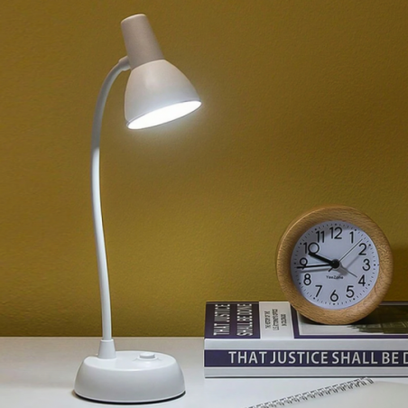 Luminária De Mesa Abajur De Led Flexível Articulável - Feira Da Madrugada SP