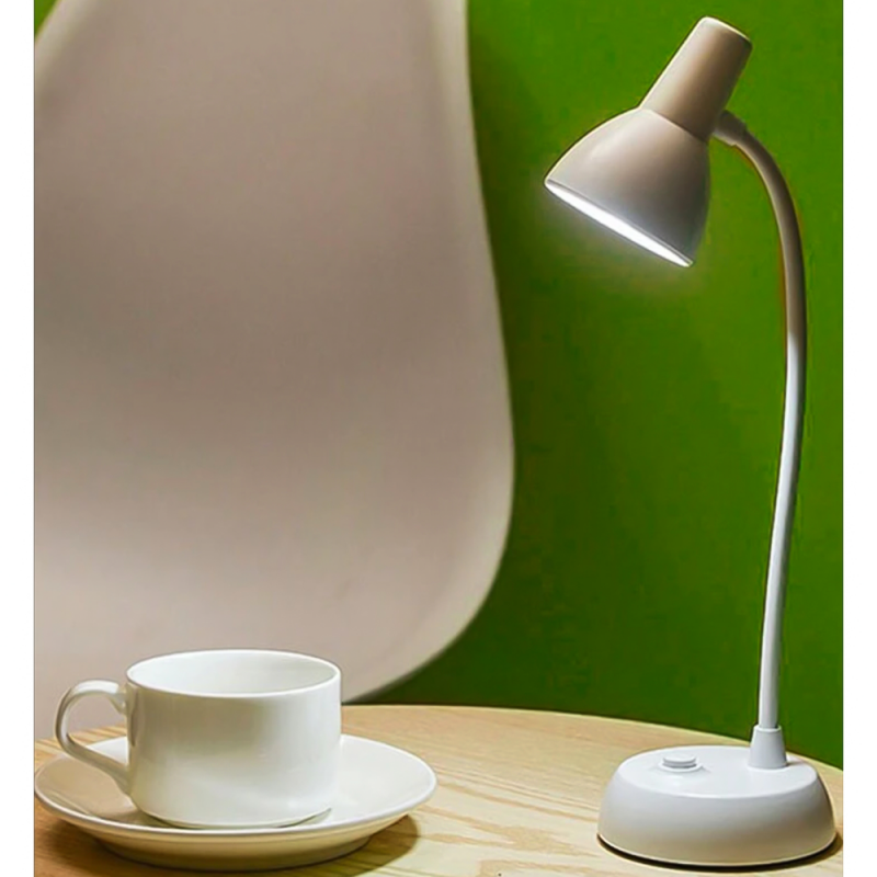 Luminária De Mesa Abajur De Led Flexível Articulável - Feira Da Madrugada SP