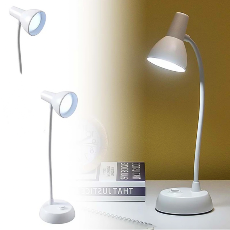 Luminária De Mesa Abajur De Led Flexível Articulável - Feira Da Madrugada SP
