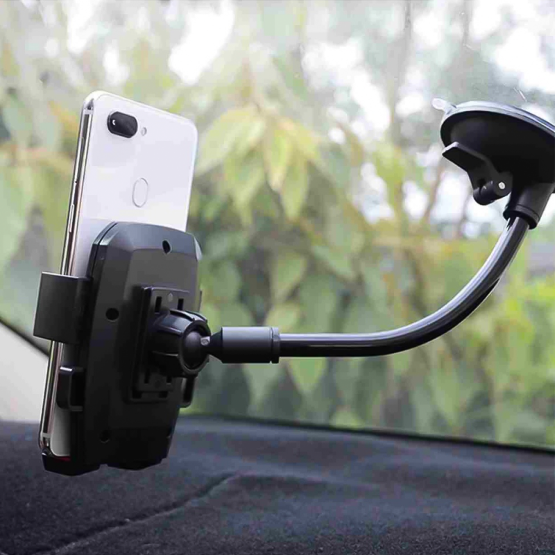 Suporte Veicular Articulável P/ Celular Fixação Por Ventosa - Feira Da Madrugada SP