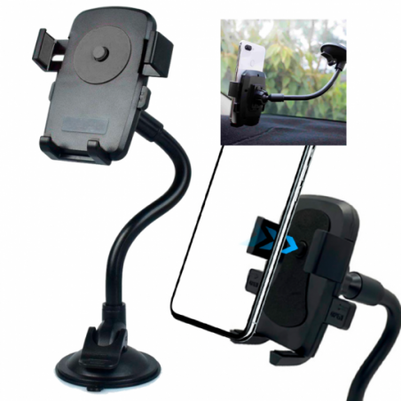Suporte Veicular Articulável P/ Celular Fixação Por Ventosa - Feira Da Madrugada SP