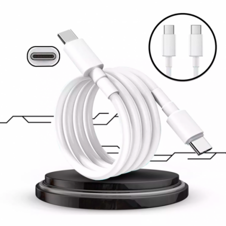 Cabo USB-C Para USB-C De 1 Metro Carregamento Rápido 65w - Feira Da Madrugada SP