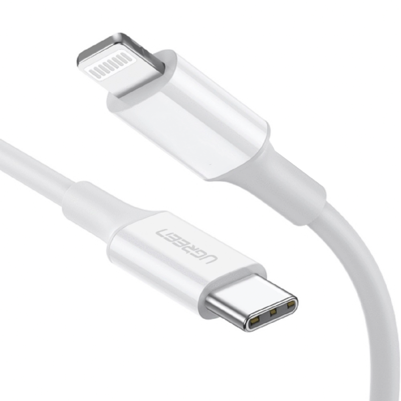 Cabo De 1 Metro USB C Para Lightning IOS De 27w - Feira Da Madrugada SP