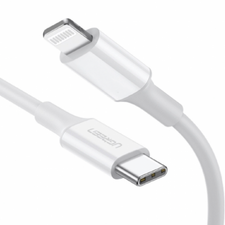 Cabo De 1 Metro USB C Para Lightning IOS De 27w - Feira Da Madrugada SP