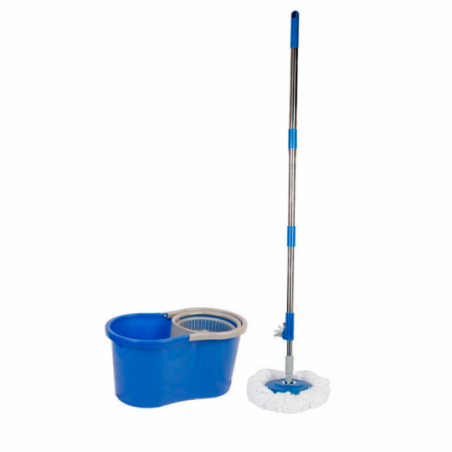 Mop Spin 360° Esfregão Giratório Multiuso Balde 8L Limpeza - Compre Agora!