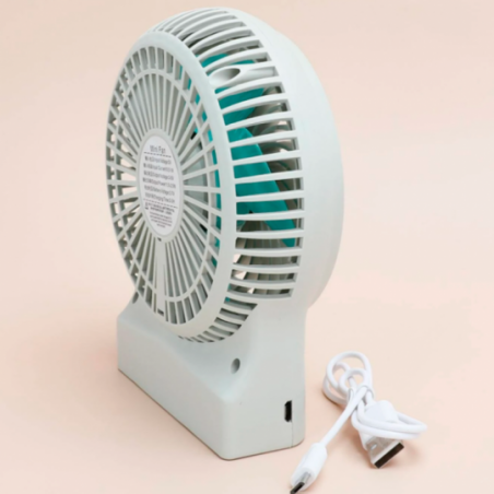 Mini Ventilador De Mesa Portátil Recarregável Astronauta - Feira Da Madrugada SP