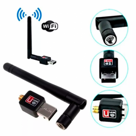 Adaptador Antena Wifi Wireless 1200Mbps USB 2.0 - Feira Da Madrugada SP