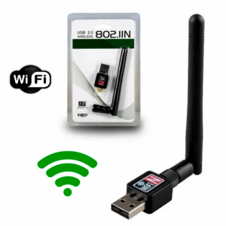 Adaptador Antena Wifi Wireless 1200Mbps USB 2.0 - Feira Da Madrugada SP