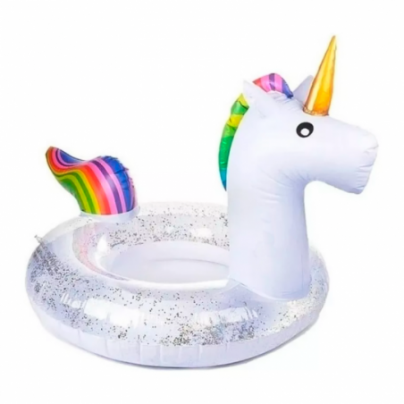 Boia Inflável Com Assento Unicórnio 90 x 48cm Infantil - Feira Da Madrugada SP