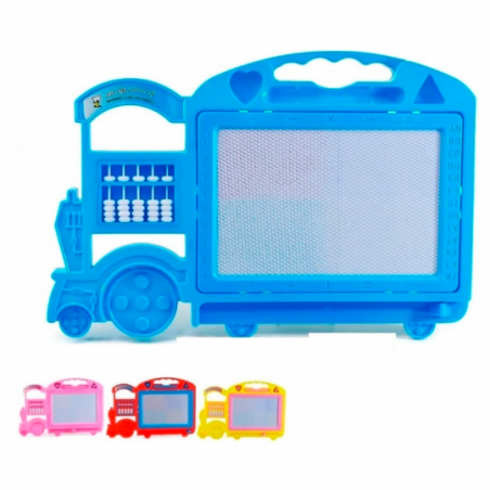 Lousa Mágica Trenzinho Maria Fumaça 32 x 22cm Infantil - Feira Da Madrugada SP