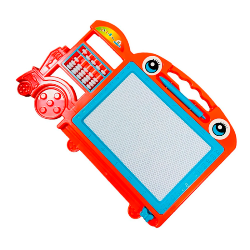 Lousa Mágica Trenzinho Maria Fumaça 32 x 22cm Infantil - Feira Da Madrugada SP
