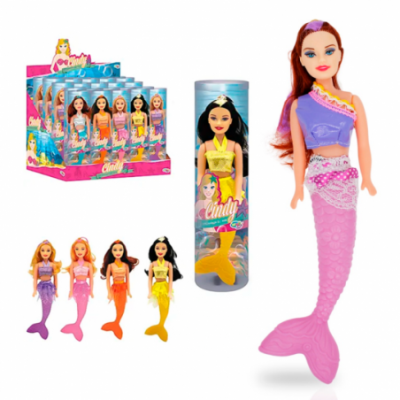 Boneca Cindy Sereia Encantada Do Mar Brinquedo Infantil - Feira Da Madrugada SP
