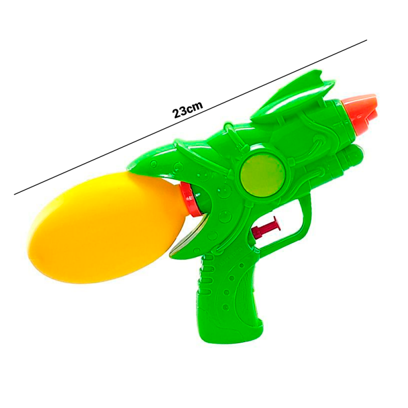 Pistola Lança Água Com Reservatório 23cm Brinquedo - Feira Da Madrugada SP