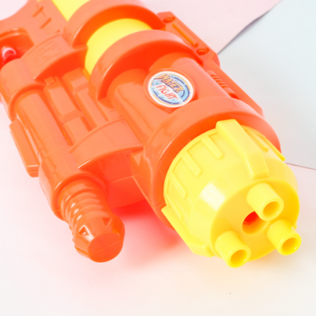 Pistola Lança Água Infantil Com Reservatório 16 x 30cm - Feira Da Madrugada SP