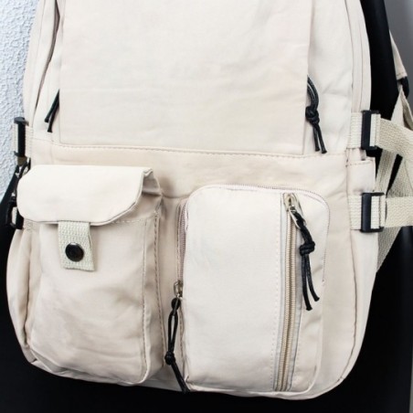 Mochila Juvenil Universitária Com Bolsos E Porta Notebook  - Feira Da Madrugada SP