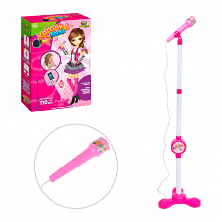 Microfone Com Pedestal E Conector De Celular Infantil - Compre Agora!