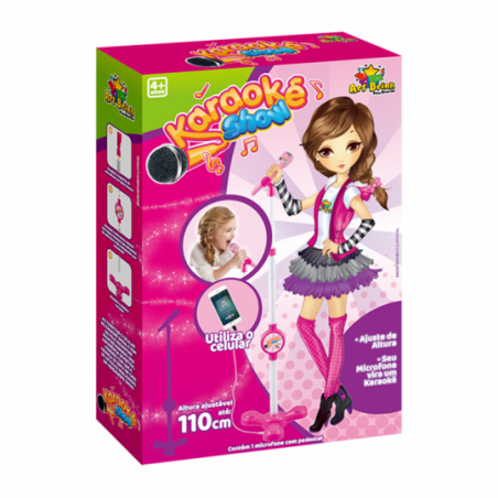 Microfone Com Pedestal E Conector De Celular Infantil - Compre Agora!