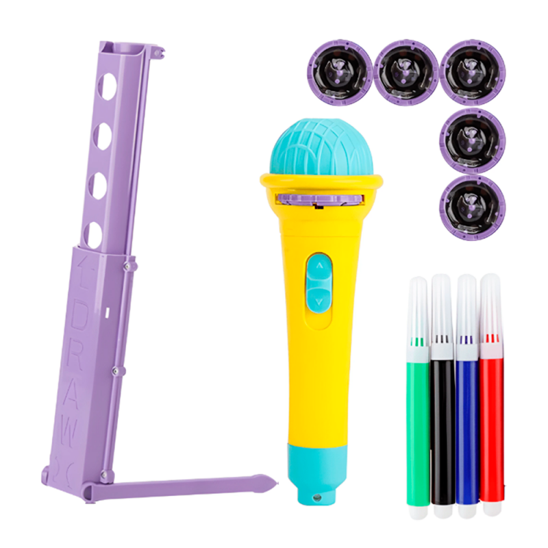 Microfone Com Projeção De Imagens Divertidas Infantil - Compre Agora!