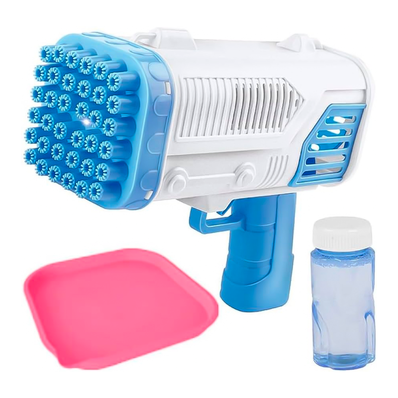Bazuca Pistola Lançador Bolhas De Sabão 36 Furos - Compre Agora!