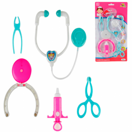 Kit Médica 5 Acessórios Brinquedo Infantil  - Feira Da Madrugada SP