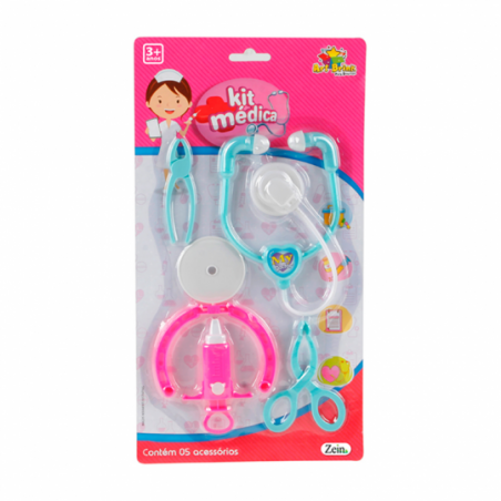 Kit Médica 5 Acessórios Brinquedo Infantil  - Feira Da Madrugada SP