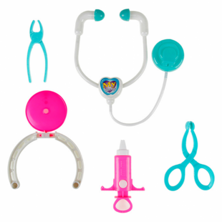 Kit Médica 5 Acessórios Brinquedo Infantil  - Feira Da Madrugada SP