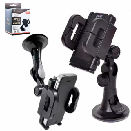 Suporte De Celular Para Automóveis Flexível 360° -  Feira Da Madrugada SP