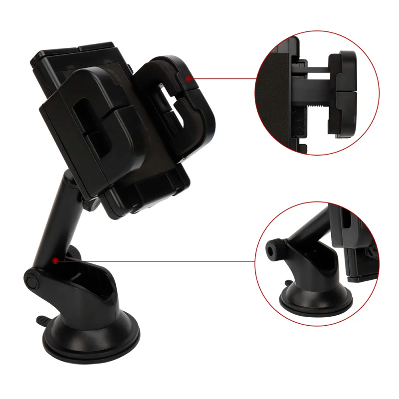 Suporte De Celular Para Automóveis Flexível 360° -  Feira Da Madrugada SP