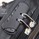 Mochila Reforçada Grande Faculdade Entradas P/ USB e Fone P2 - Feira Da Madrugada SP