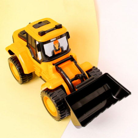 Caminhão Trator Carregadeira Grande C/ Pá Brinquedo Infantil