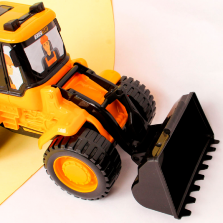 Caminhão Trator Carregadeira Grande C/ Pá Brinquedo Infantil