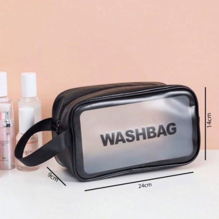 Necessaire Organizadora Transparente Com Alça De Mão - Compre Agora!