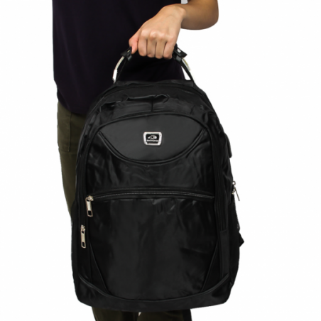 Mochila Universitária Cabo de Aço Impermeável Entrada USB e P2 - Compre Agora!