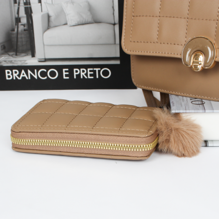 Bolsa Feminina Transversal Estilo Blogueira Com Carteira - Compre Agora!